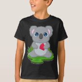 Koala Poker Poker Karten T-Shirt (Vorderseite)