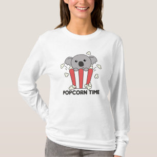 Koala Popcorn Time Sweet Animals Popcorn Bag T-Shirt