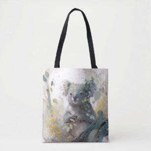 Koala Portrait Tiermalerei Natur im Freien Tasche