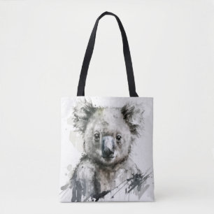 Koala Portrait Tiermalerei Natur im Freien Tasche