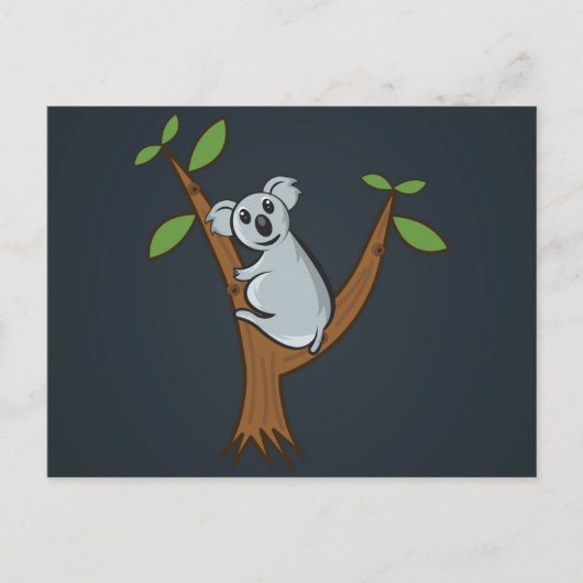 Koala Postkarte (Vorderseite)