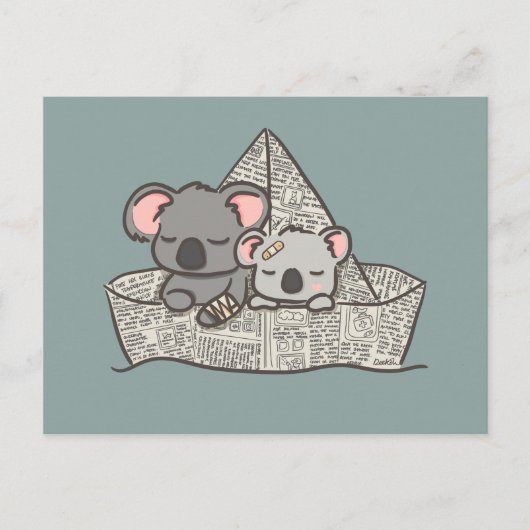 Koala Postkarte (Vorderseite)