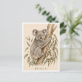 Koala-Postkarte | Bush Edition Postkarte (Stehend Vorderseite)
