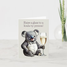 Koala Pun Greeting Card