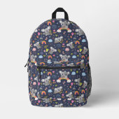 Koala Rainbow Liebe Pattern Bedruckter Rucksack (Vorderseite)
