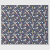 Koala Rainbow Liebe Pattern Geschenkpapier (Flach)