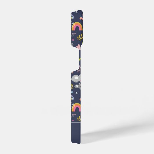 Koala Rainbow Liebe Pattern iPhone Hülle (Rechte Seite)