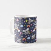 Koala Rainbow Liebe Pattern Kaffeetasse (Vorderseite Links)