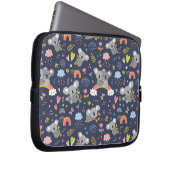 Koala Rainbow Liebe Pattern Laptopschutzhülle (Vorne Rechts)