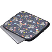 Koala Rainbow Liebe Pattern Laptopschutzhülle (Vorne Knopf)