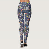Koala Rainbow Liebe Pattern Leggings (Rückseite)