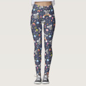 Koala Rainbow Liebe Pattern Leggings (Vorderseite)