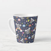 Koala Rainbow Liebe Pattern Milchtasse (Linke Ecke)