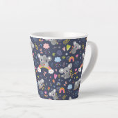 Koala Rainbow Liebe Pattern Milchtasse (Rechte Ecke)