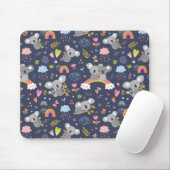 Koala Rainbow Liebe Pattern Mousepad (Mit Mouse)