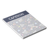 Koala Rainbow Liebe Pattern Notizblock (angewinkelt)