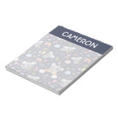 Koala Rainbow Liebe Pattern Notizblock (Rotiert)