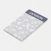 Koala Rainbow Liebe Pattern Post-it Klebezettel (angewinkelt)