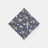 Koala Rainbow Liebe Pattern Serviette (Ecke)