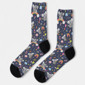 Koala Rainbow Liebe Pattern Socken (Linkes Detail)