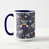 Koala Rainbow Liebe Pattern Tasse (Links)