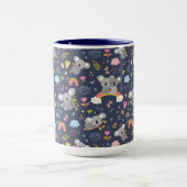 Koala Rainbow Liebe Pattern Tasse (Zentrum)
