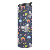 Koala Rainbow Liebe Pattern Thermosbecher (Nach links gedreht)