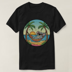 Koala Relaxen am Strand Hammock - Tropical Vacatio T-Shirt