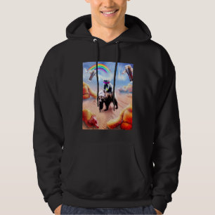 Koala Riding Bär mit Chicken Nuggets und Cola Hoodie