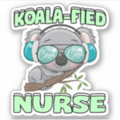 Koala-Riesenkurse Aufkleber (Vorderseite)