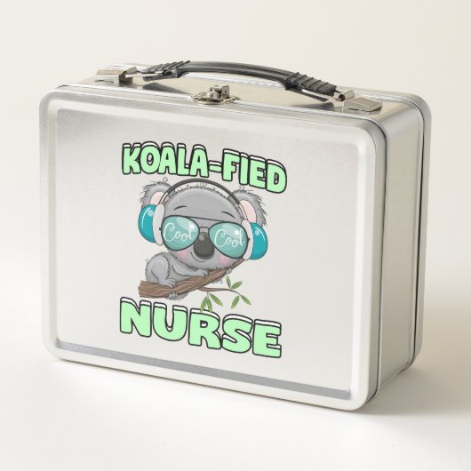 Koala-Riesenkurse Metall Brotdose (Vorderseite)