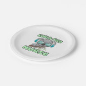 Koala-Riesenkurse Pappteller (Schrägansicht)