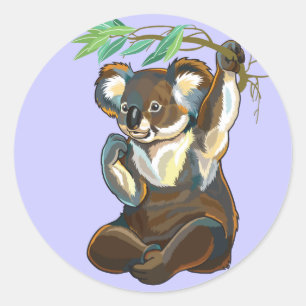 Koala Runder Aufkleber