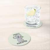 Koala Runder Pappuntersetzer (Vor Ort)