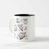 Koala Sammlung trägt Cool Koala , Unterstützung Au Zweifarbige Tasse (Vorderseite Links)