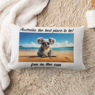 Koala Sandstrand Australien der beste Ort zu sein! Lendenkissen