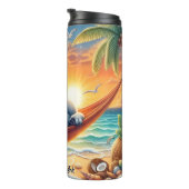 Koala schlafen in Beach Hammock Thermosbecher (Nach rechts gedreht)