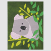 Koala Seidenpapier (Vorderseite)