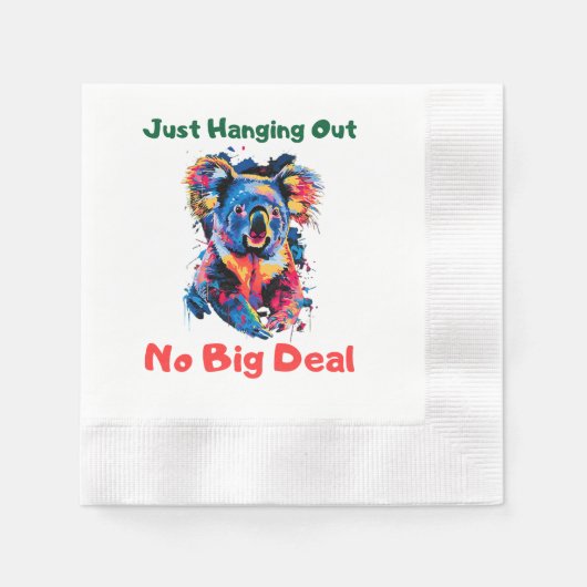 Koala Serviette (Vorderseite)