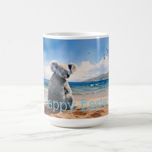 Koala sieht das Ozean Happy Oaster Kaffeetasse (Mittel)