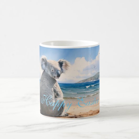 Koala sieht das Ozean Happy Oaster Kaffeetasse (Mittel)