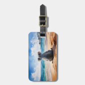 Koala sieht den Ozean Gepäckanhänger (Vorderseite vertikal)