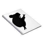 Koala Silhouette Notizblock (Rechte Seite)