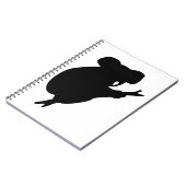 Koala Silhouette Notizblock (Linke Seite)