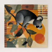 Koala sitzt in einem Baum Puzzle (Horizontal)