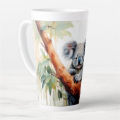 Koala sitzt in einem Kaugummi Milchtasse (Linke Ecke)