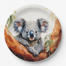 Koala sitzt in einem Kaugummi