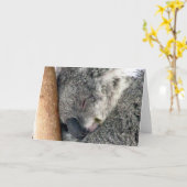 koala sleeps karte (Gelbe Blume)