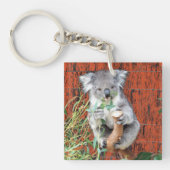 Koala Snack Time Acrylic Key Ring Schlüsselanhänger (Vorderseite)
