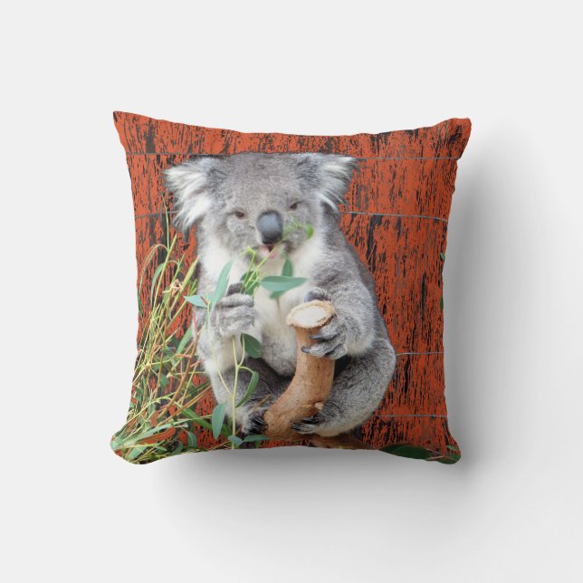 Koala Snack Time Cushion Kissen (Vorderseite)